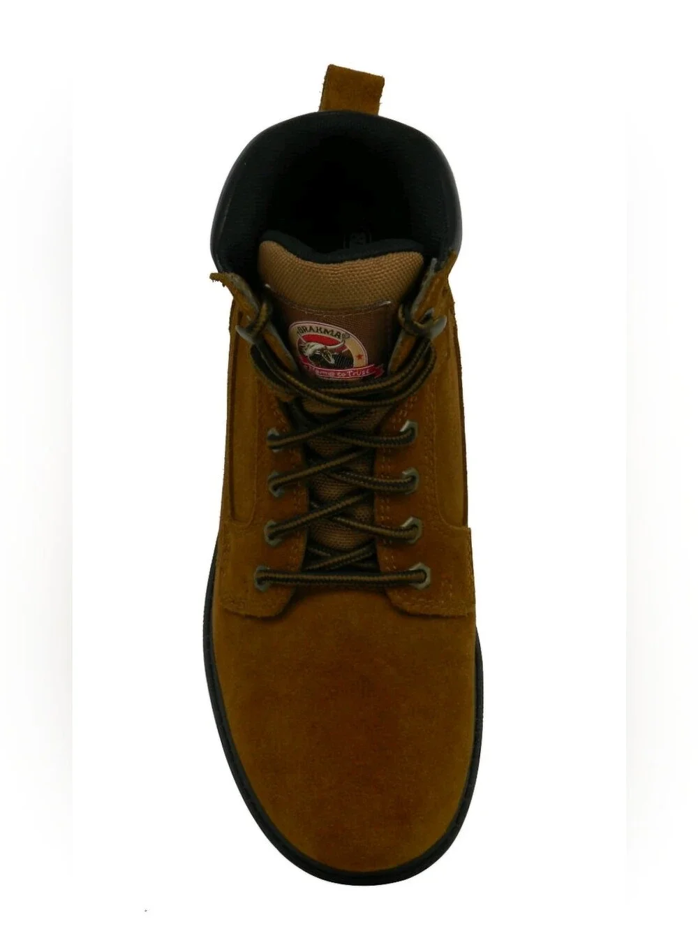 Brahma Bravo Men’s Waterproof Soft Toe Work Boots Brown Wide NWT